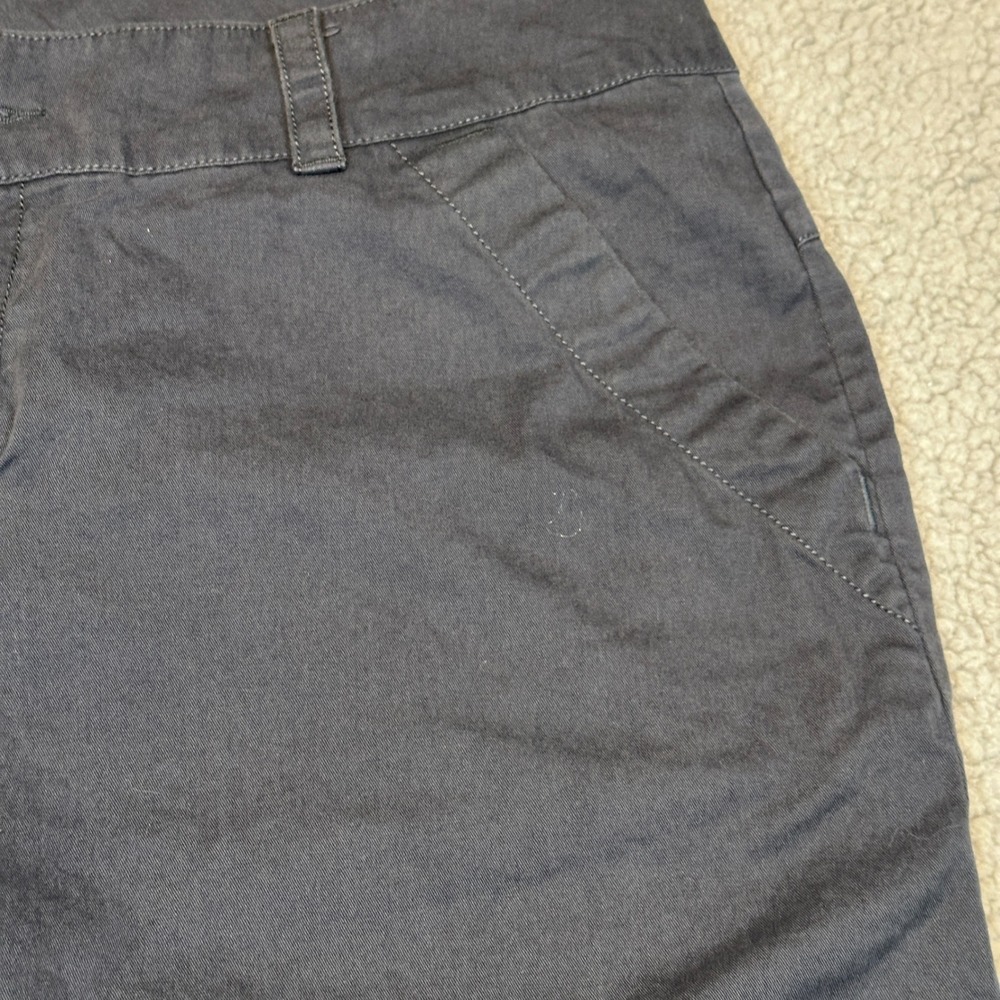 Columbia Womens Gray Cotton Cropped Wide Leg Outdoor Hiking Pants Size 10 - Picture 5 of 12